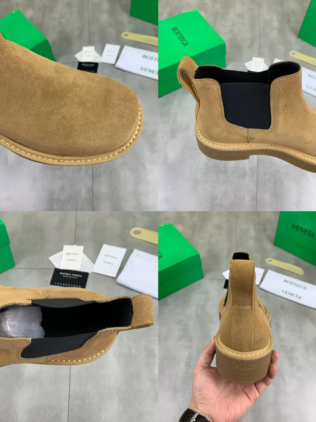 Men's men's shoes 💰P740 New model 💰 Top quality (beef tendon outsole series) 💎💎💎 BOTTEGA VENETA official website synchronizes the latest model, top version of the market's highest version of BV business leather shoes, accept material comparison, shoe type comparison, process comparison, practical and texture, versatile, suitable for any occasion, the more you look at it, the more flavorful it becomes. Pure hand-woven craftsmanship - upper material, imported original hand-woven calfskin - high-quality water-dyed sheepskin lining - original private model customized beef tendon outsole -Size: female 35-39 (34 40 customized) male 39-44 (38 45 customized) Comes with original BV green box, complete packaging.